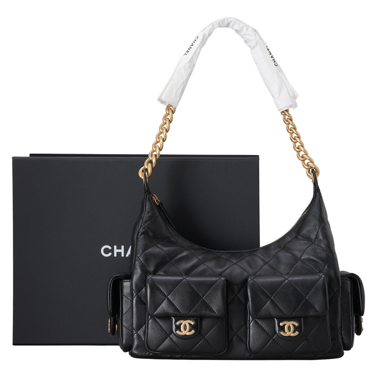 CHANEL(USED)샤넬 AS5302 포켓 맥시 호보백