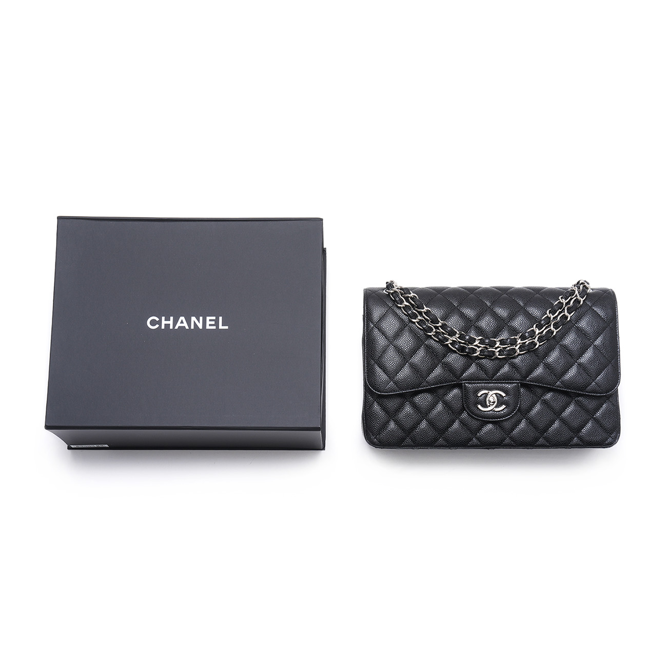 CHANEL(USED)샤넬 캐비어 클래식 라지 플랩백