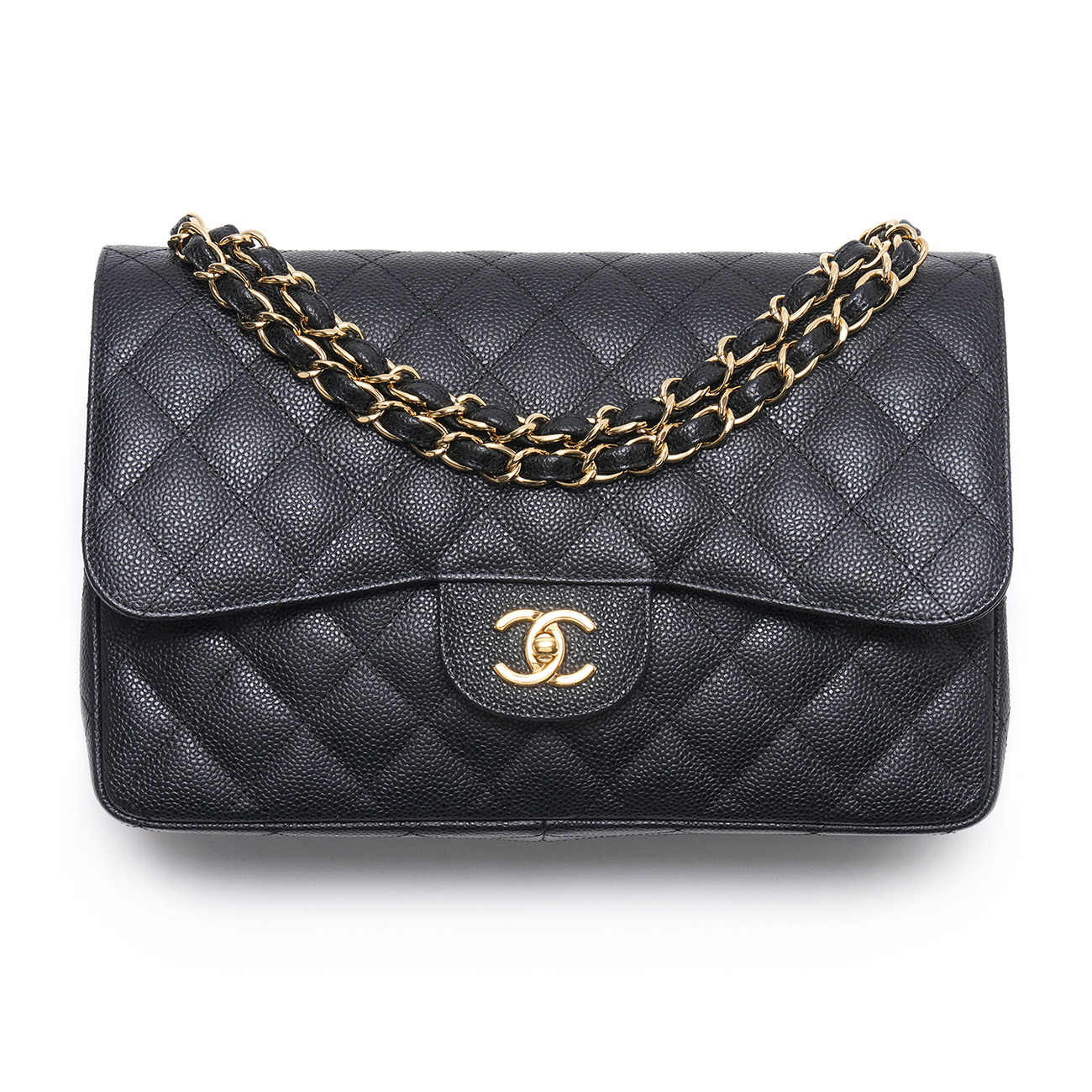 CHANEL(USED)샤넬 캐비어 클래식 점보 플랩백