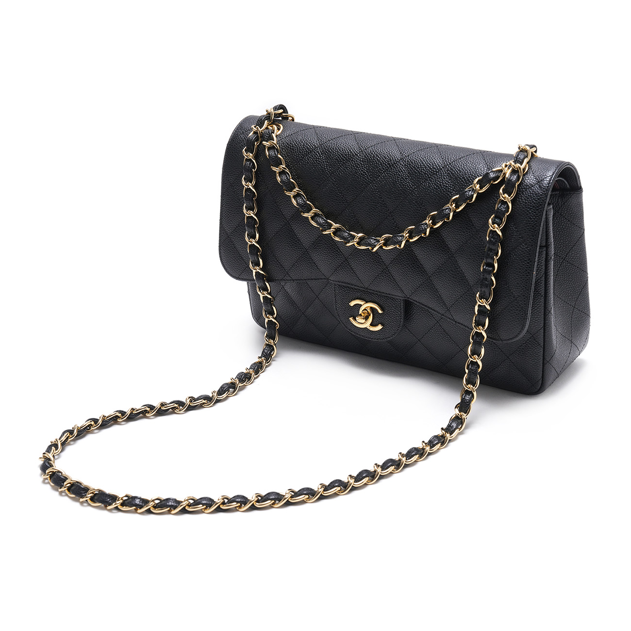 CHANEL(USED)샤넬 캐비어 클래식 점보 플랩백
