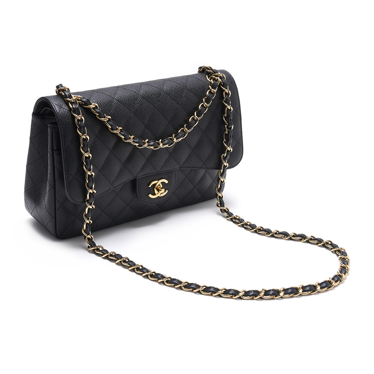 CHANEL(USED)샤넬 캐비어 클래식 점보 플랩백