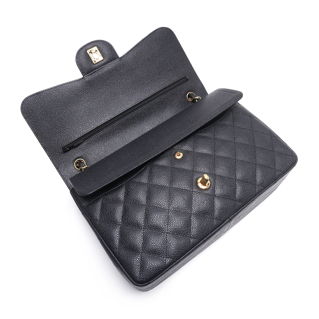 CHANEL(USED)샤넬 캐비어 클래식 점보 플랩백