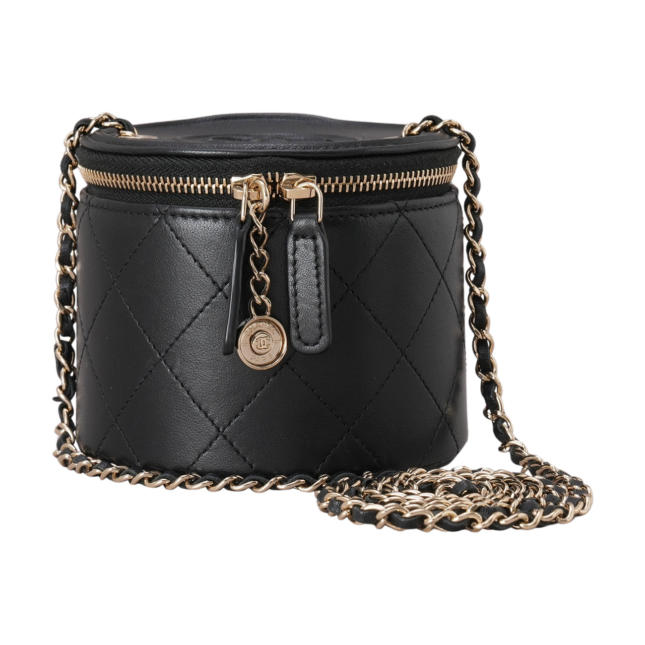 CHANEL(USED)샤넬 원통 베니티