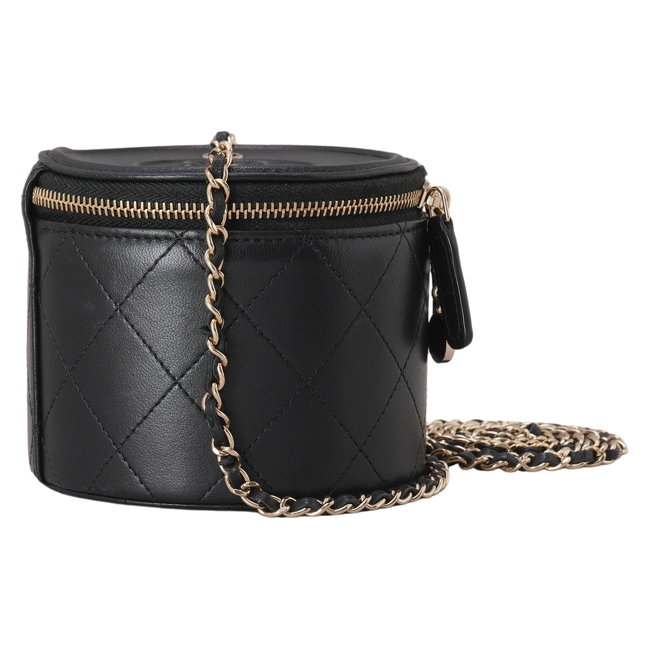 CHANEL(USED)샤넬 원통 베니티