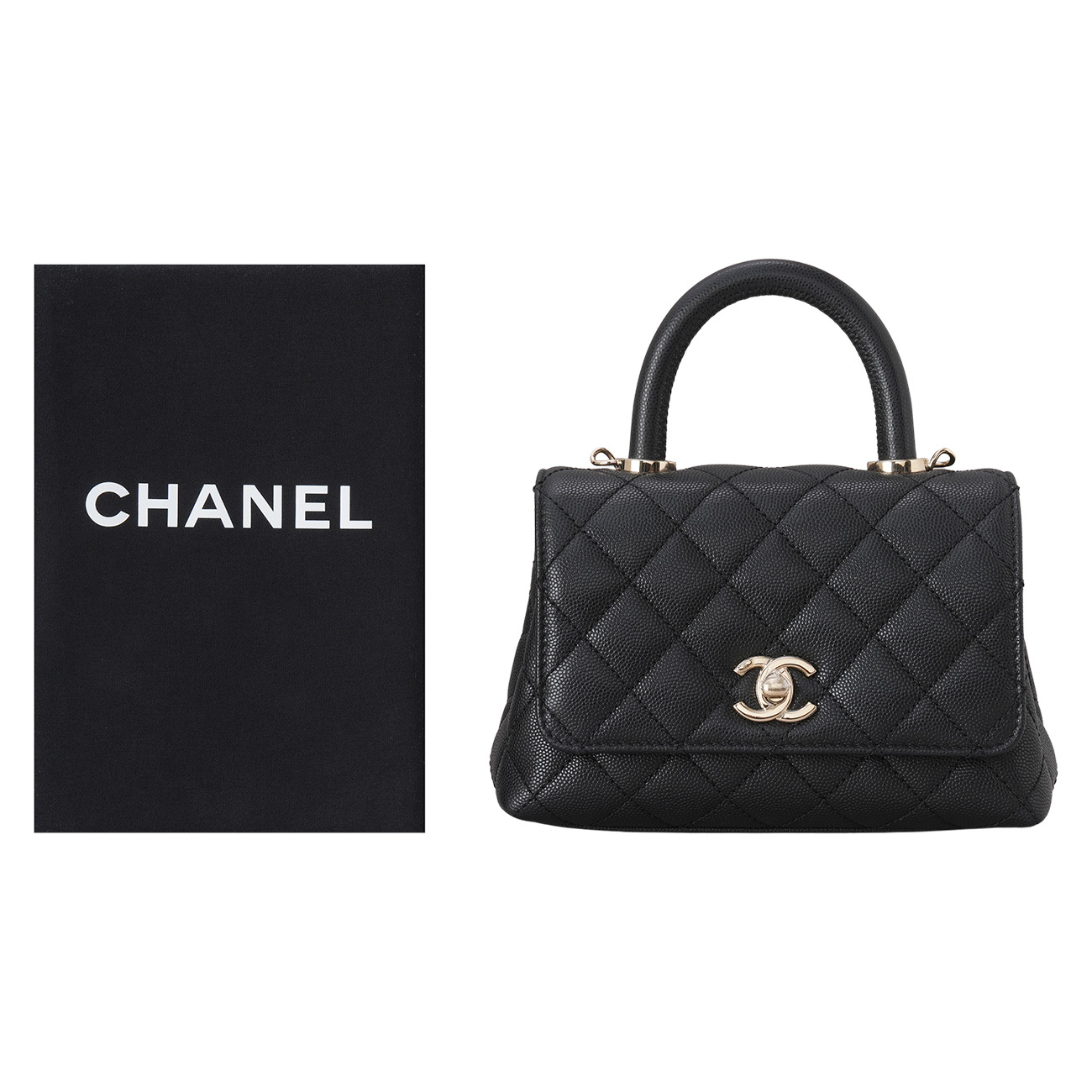 CHANEL(USED)샤넬 캐비어 코코핸들 미니