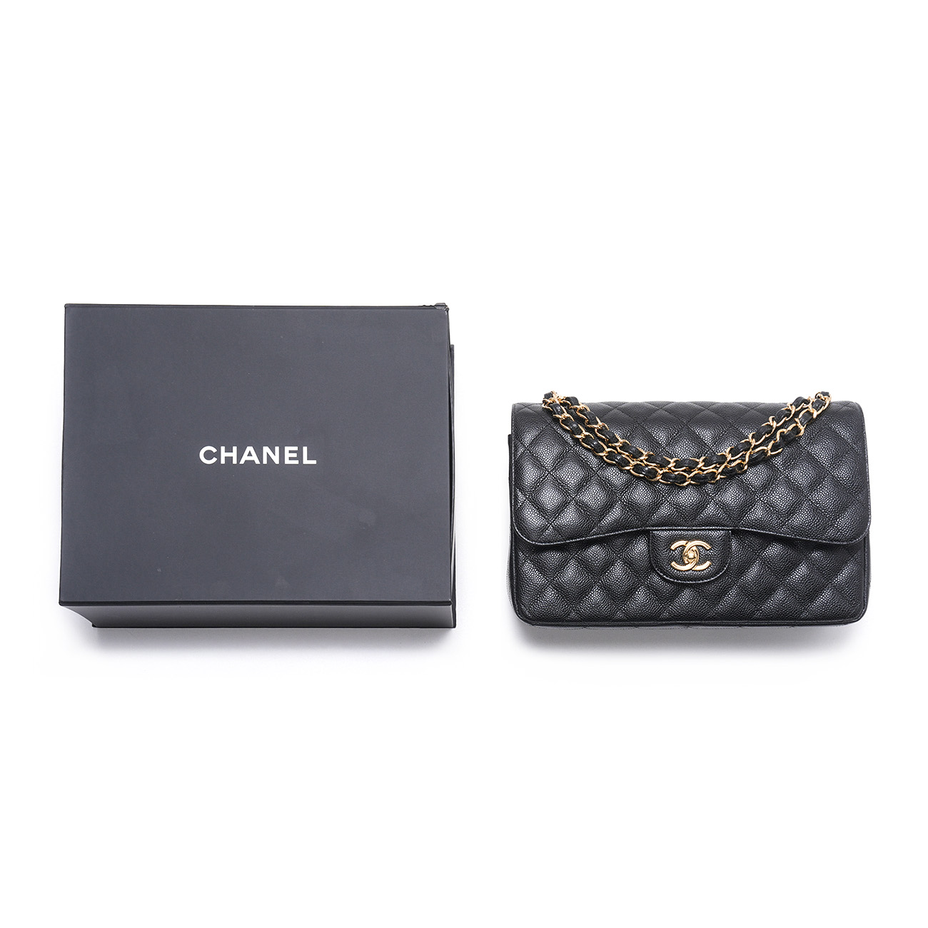 CHANEL(USED)샤넬 캐비어 클래식 라지 플랩백