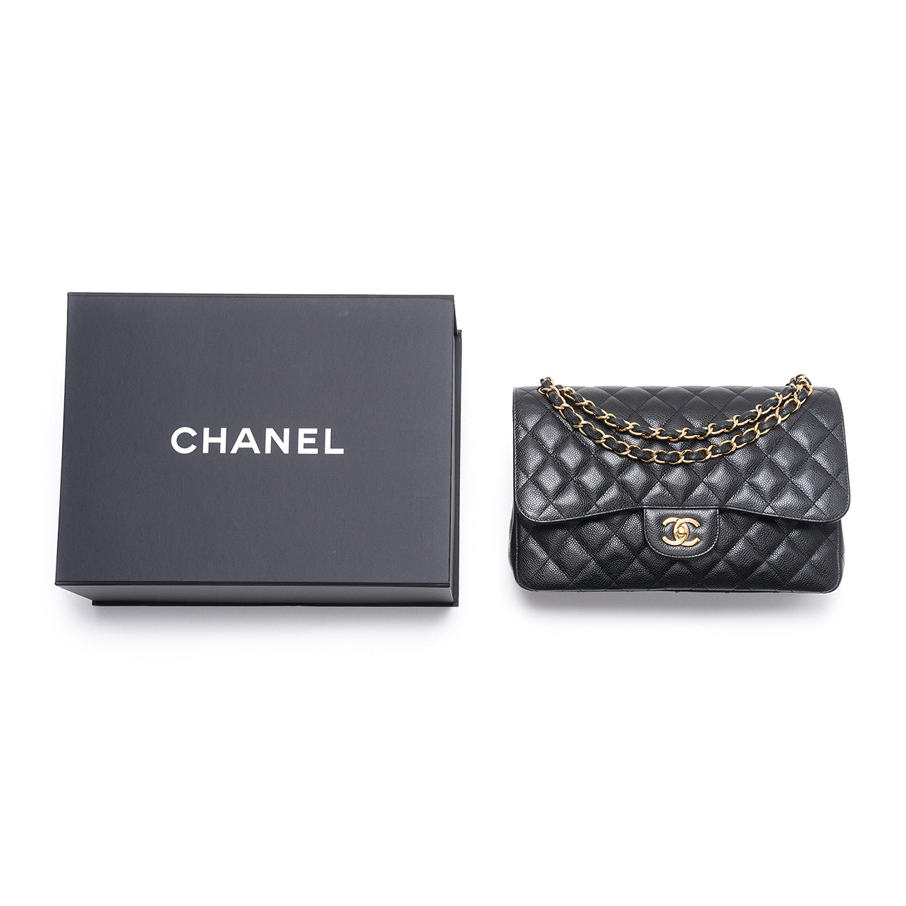 CHANEL(USED)샤넬 캐비어 클래식 라지 플랩백