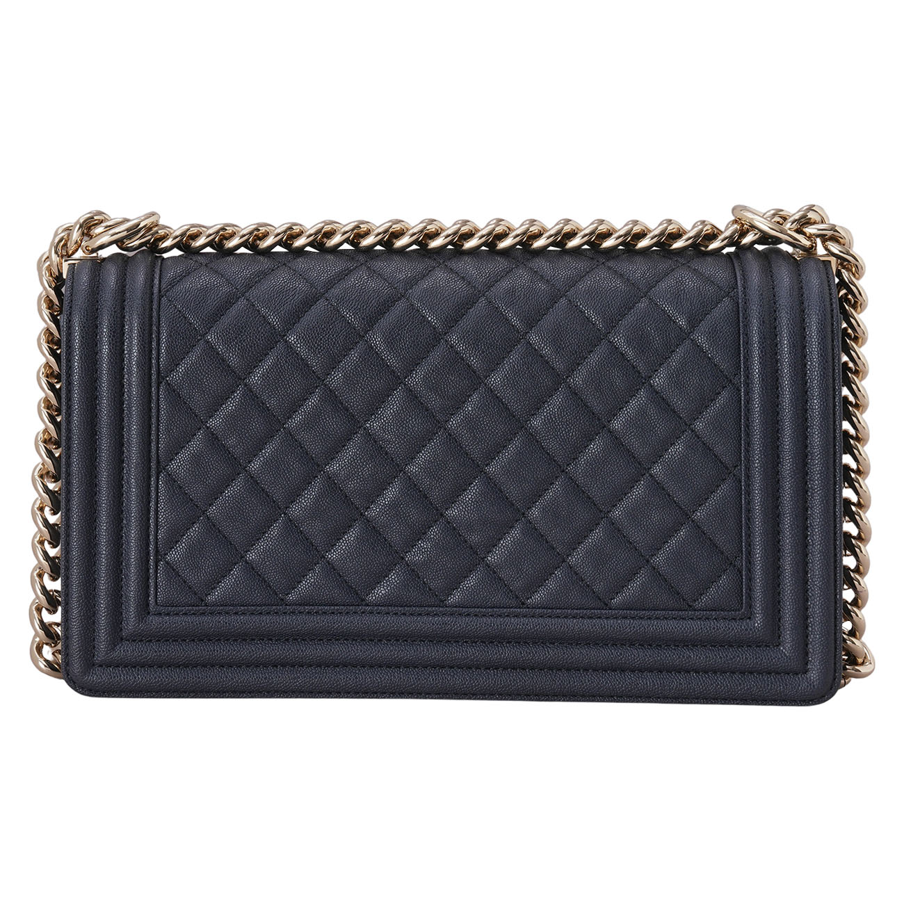 CHANEL(USED)샤넬 캐비어 보이샤넬 미듐 플랩백