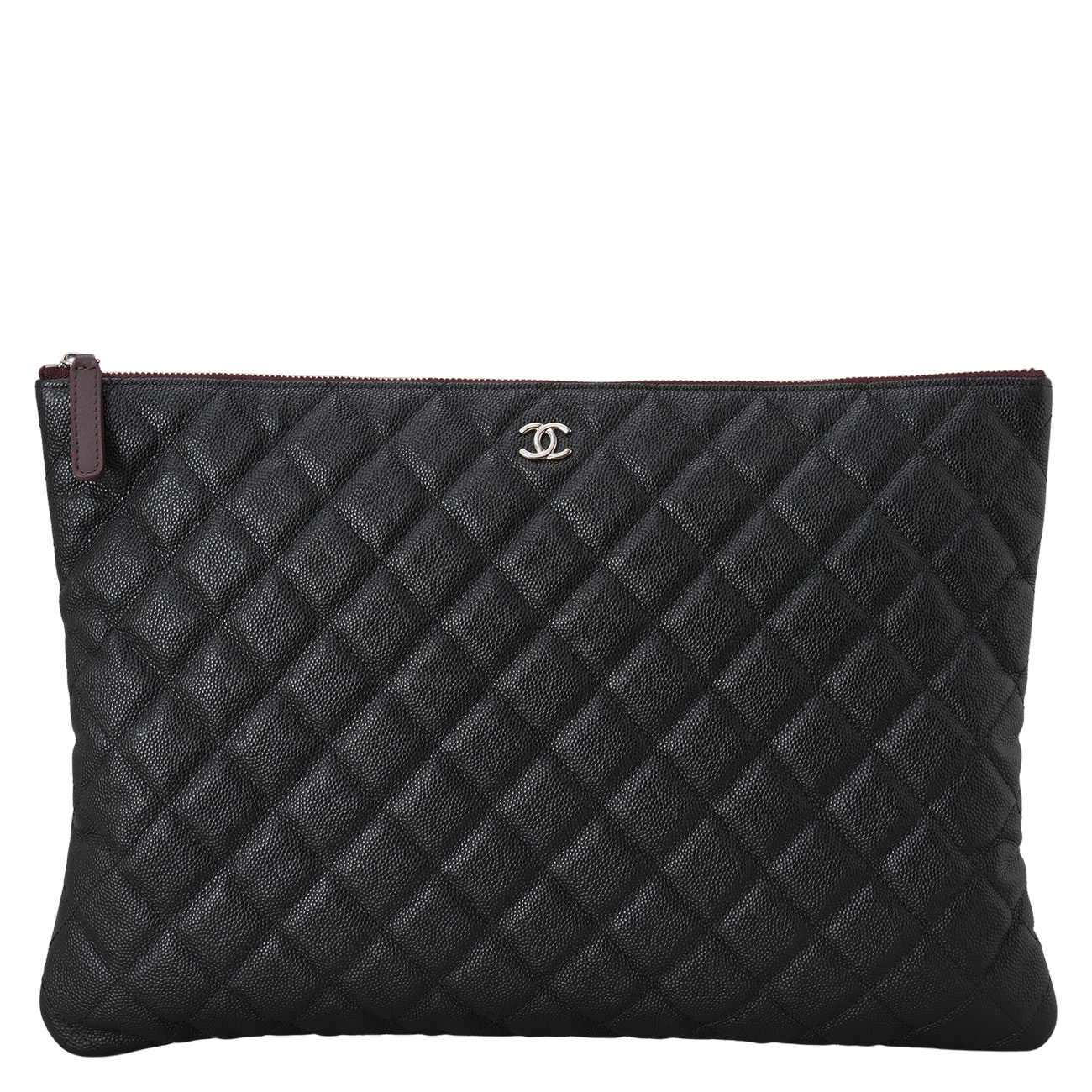 CHANEL(USED)샤넬 캐비어 클래식 클러치 라지