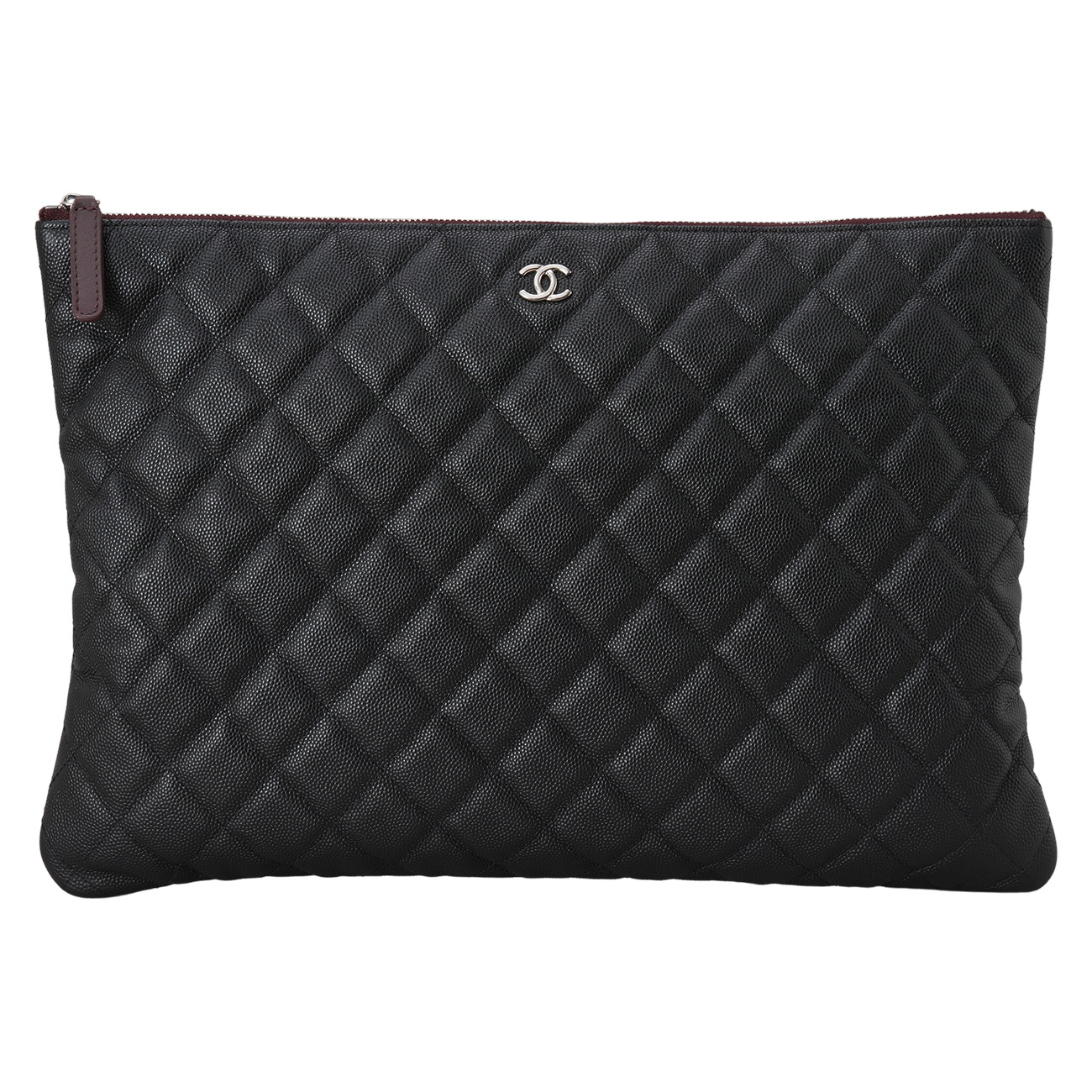 CHANEL(USED)샤넬 캐비어 클래식 클러치 라지