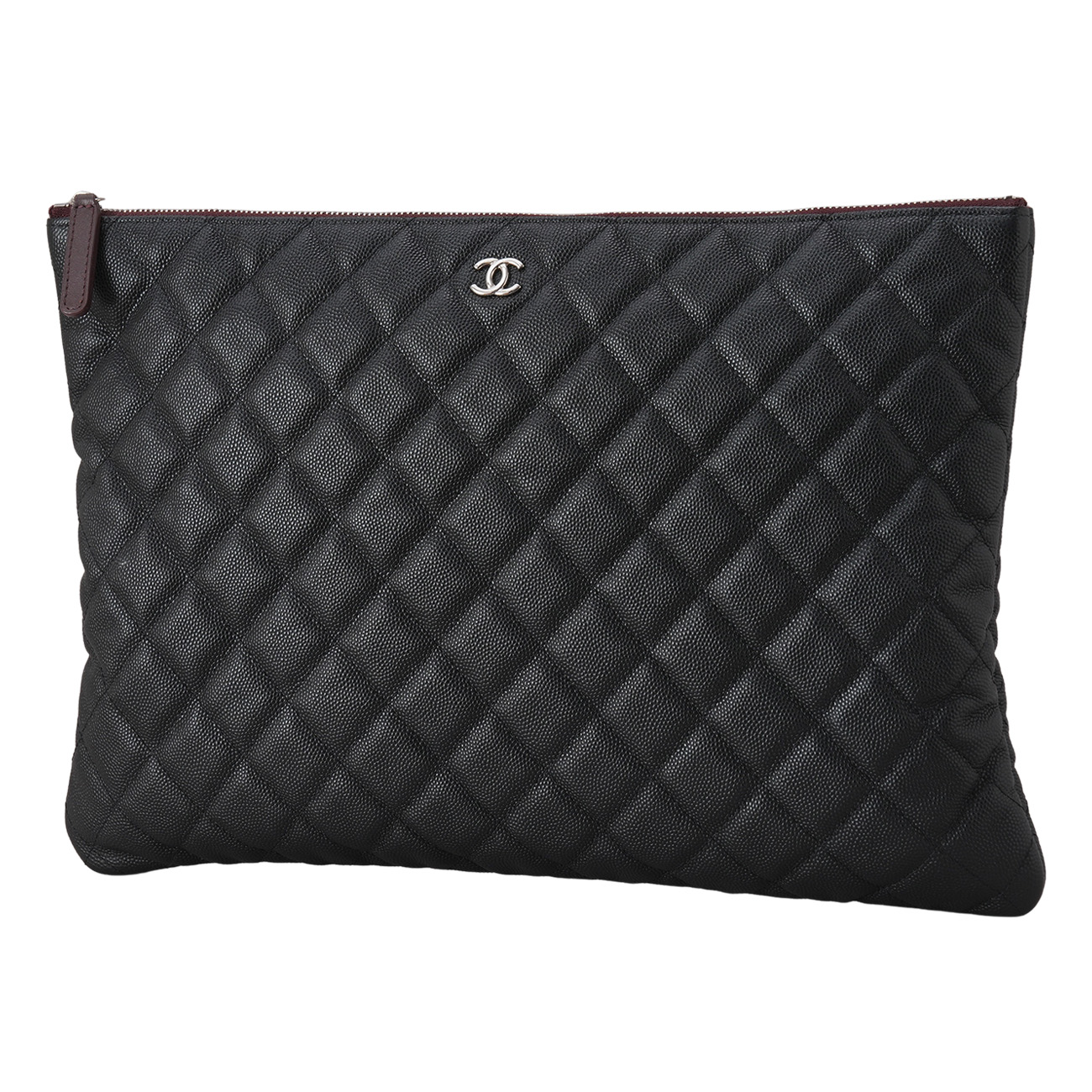 CHANEL(USED)샤넬 캐비어 클래식 클러치 라지