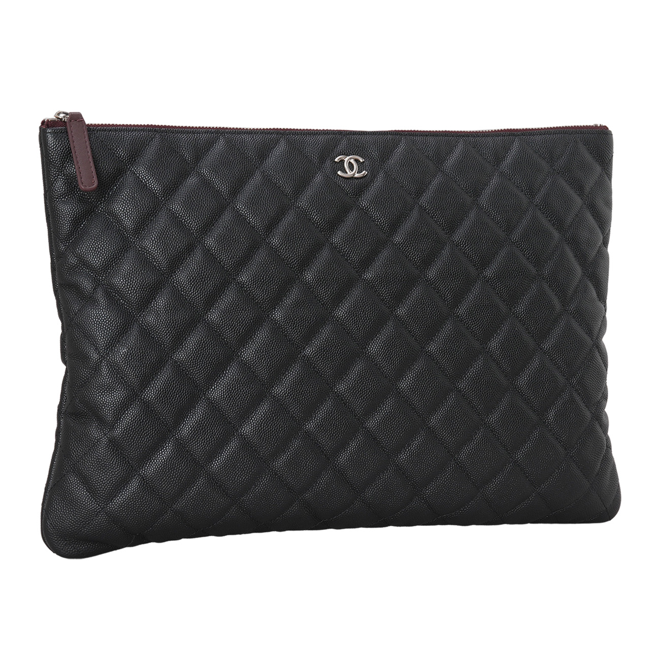 CHANEL(USED)샤넬 캐비어 클래식 클러치 라지