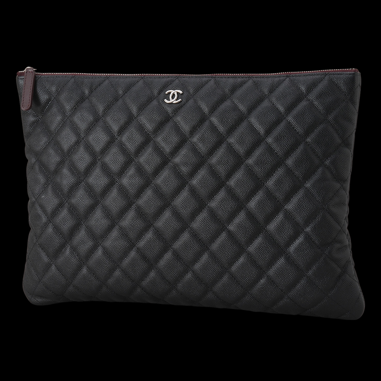 CHANEL(USED)샤넬 캐비어 클래식 클러치 라지