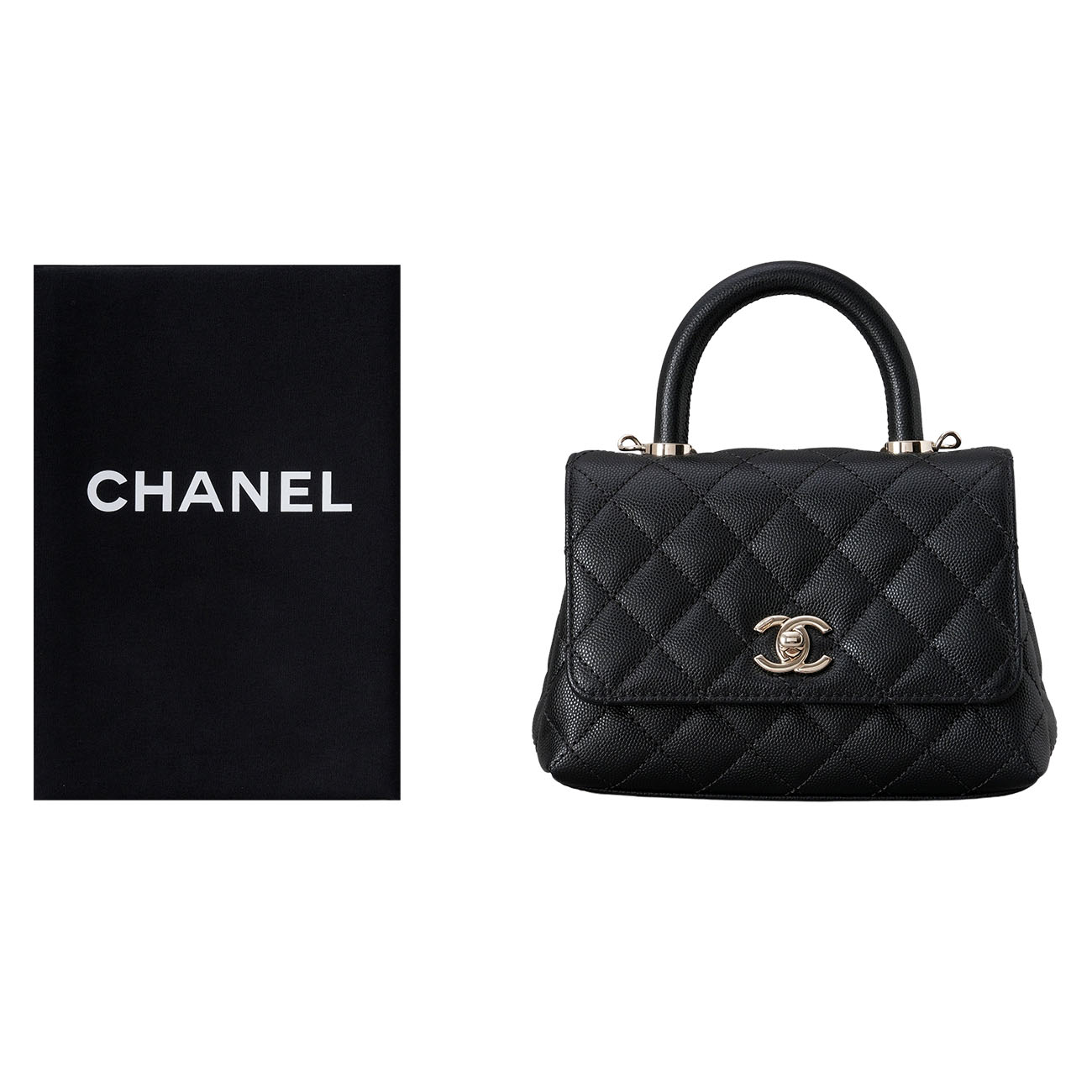 CHANEL(USED)샤넬 캐비어 코코핸들 미니