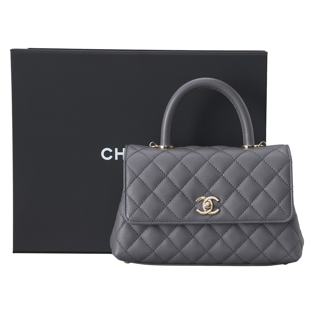 CHANEL(USED)샤넬 캐비어 코코핸들 스몰