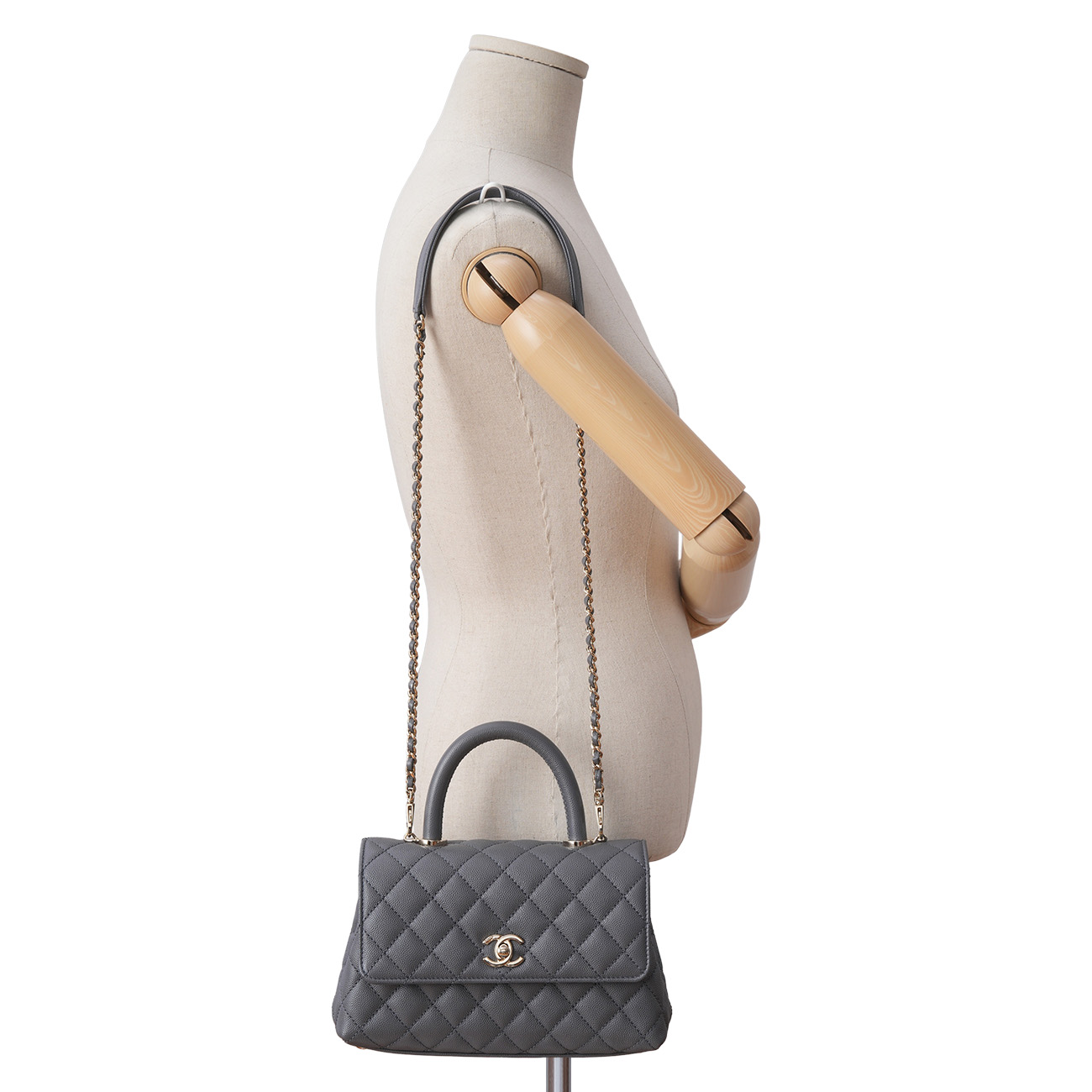 CHANEL(USED)샤넬 캐비어 코코핸들 스몰