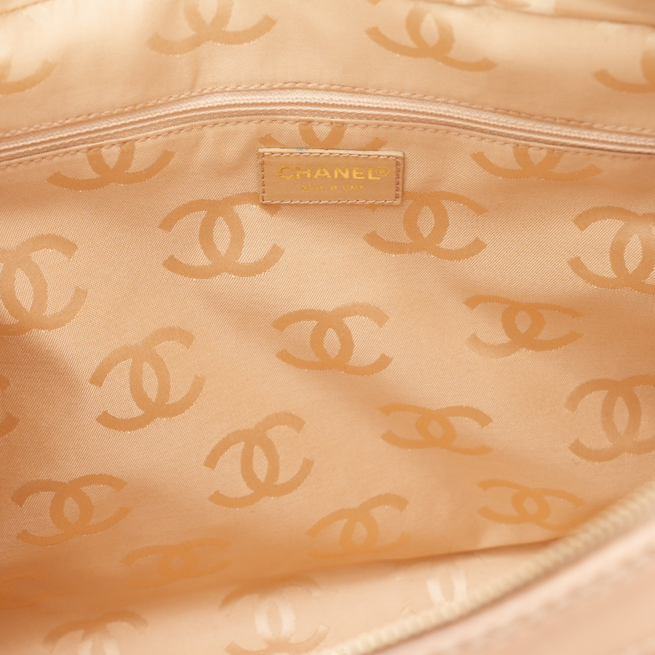 CHANEL(USED)샤넬 CC로고 빈티지 지퍼 토트백