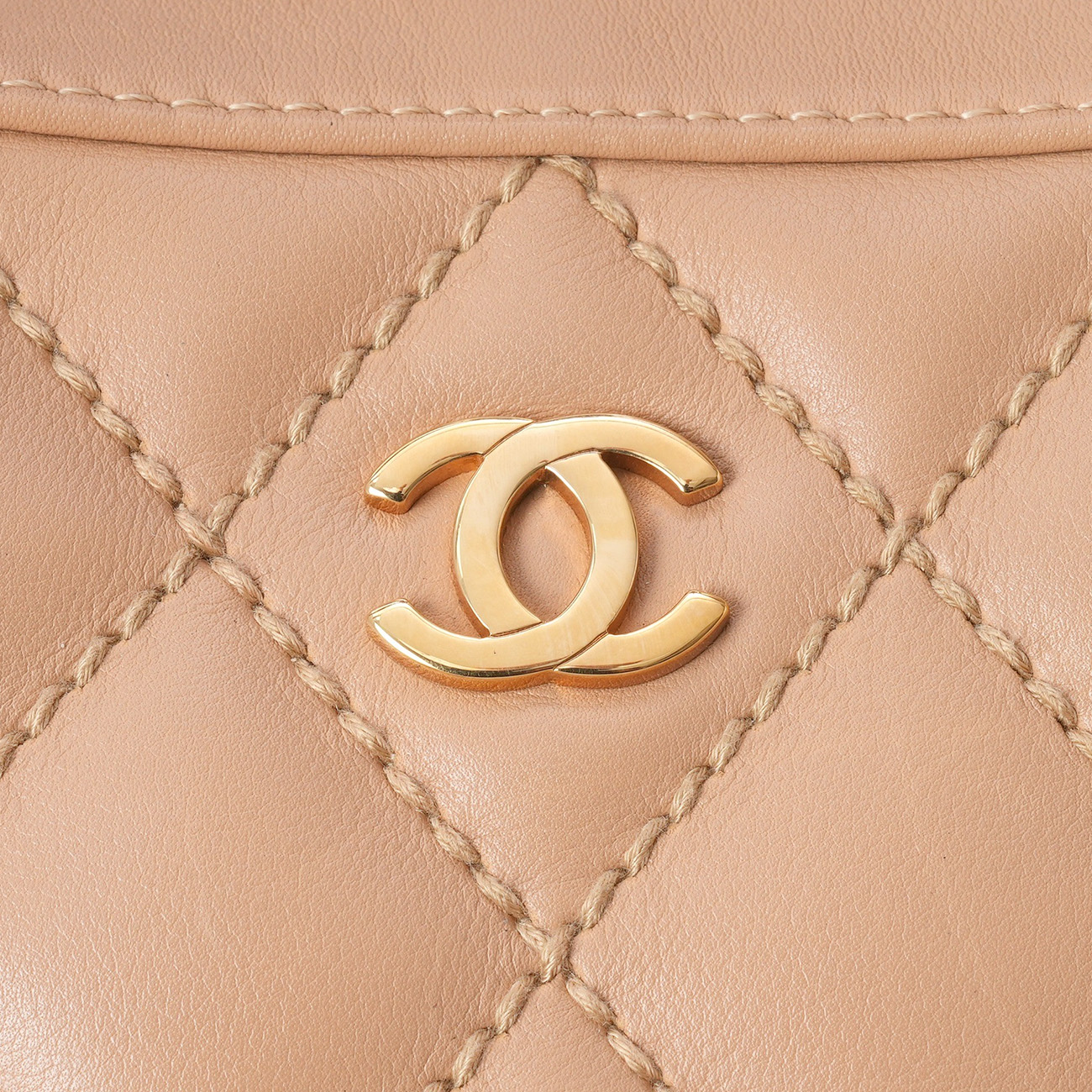 CHANEL(USED)샤넬 CC로고 빈티지 지퍼 토트백