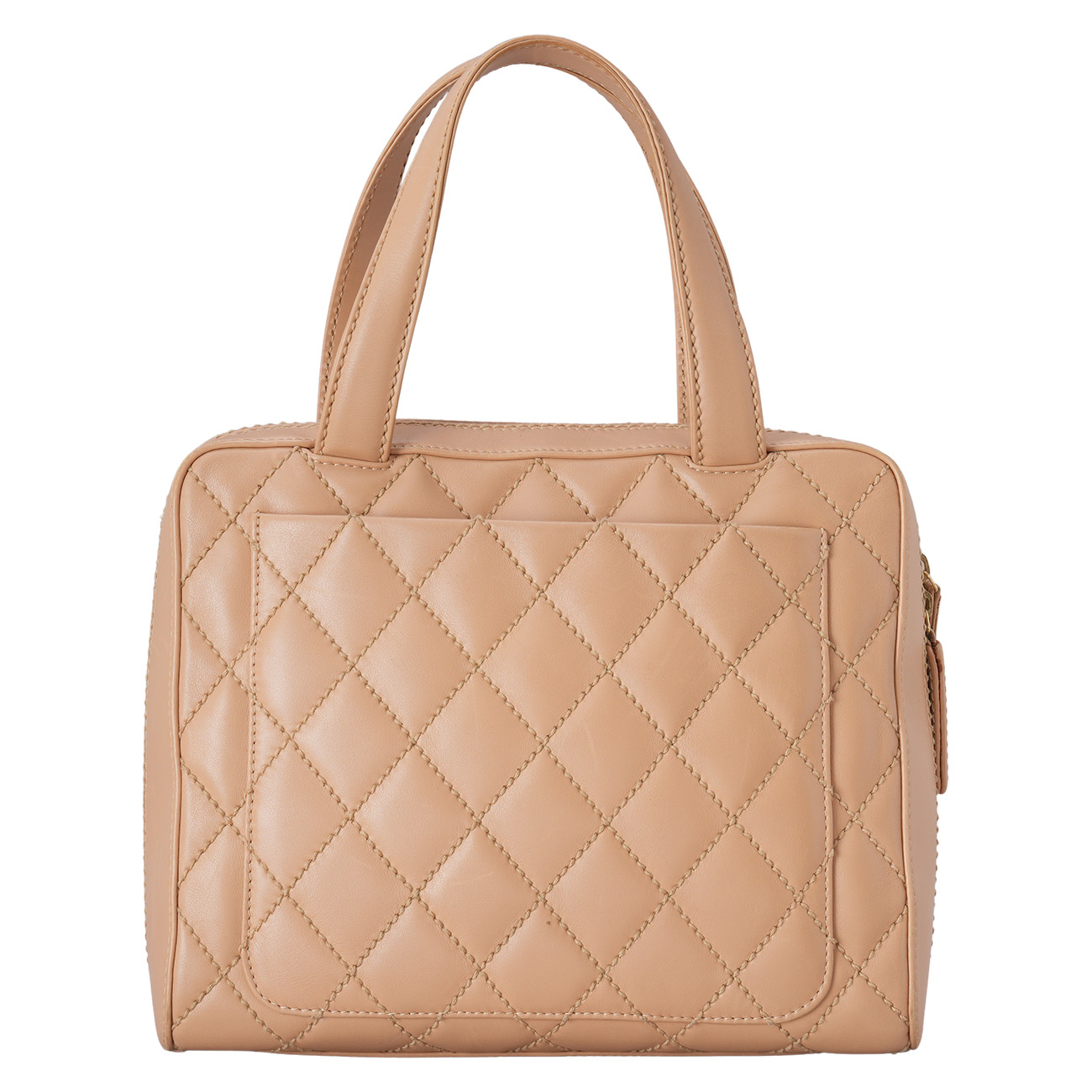 CHANEL(USED)샤넬 CC로고 빈티지 지퍼 토트백