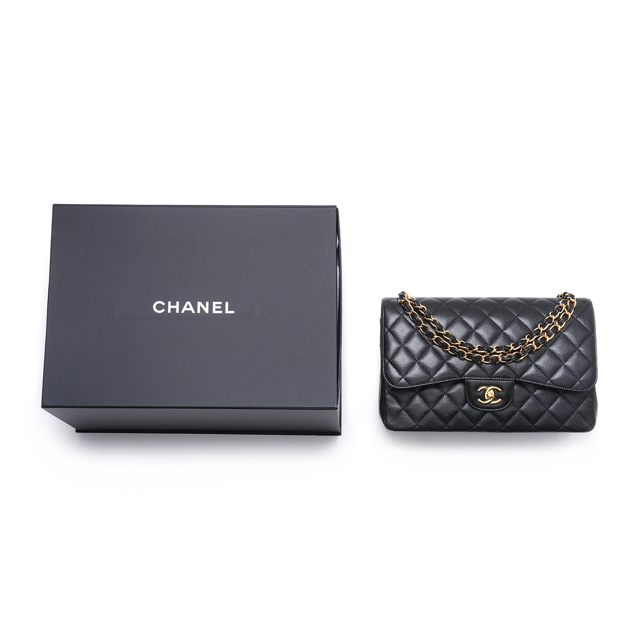 CHANEL(USED)샤넬 캐비어 클래식 라지 플랩백