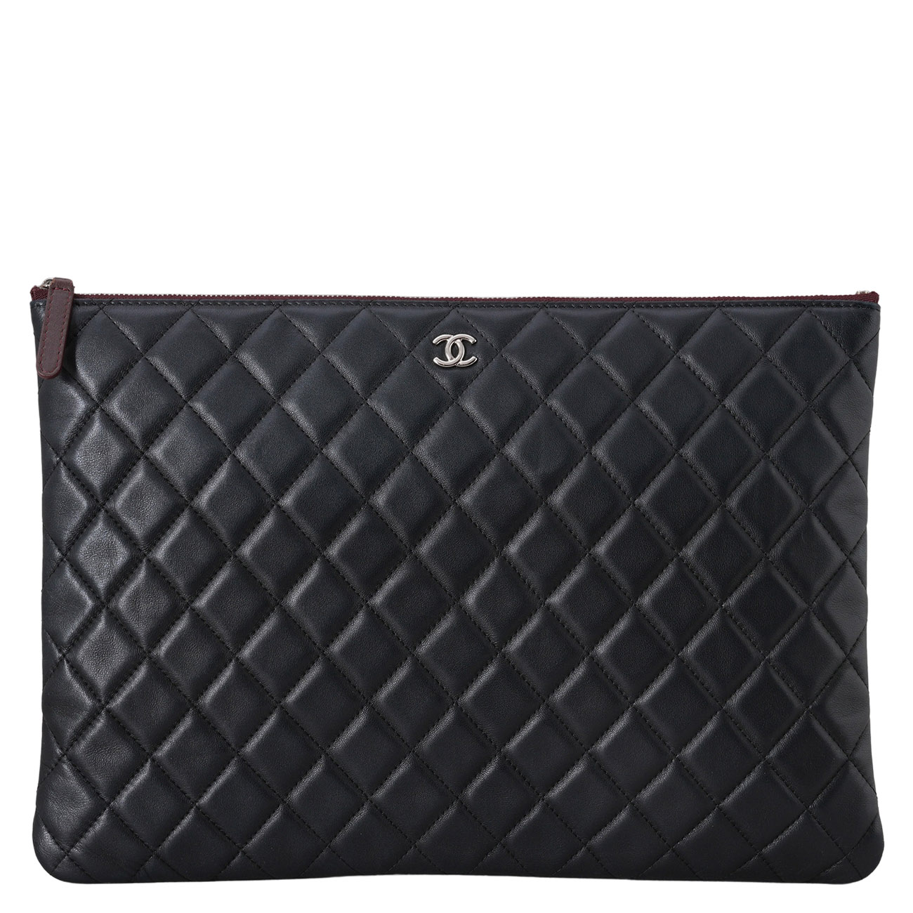 CHANEL(USED)샤넬 캐비어 클러치 라지