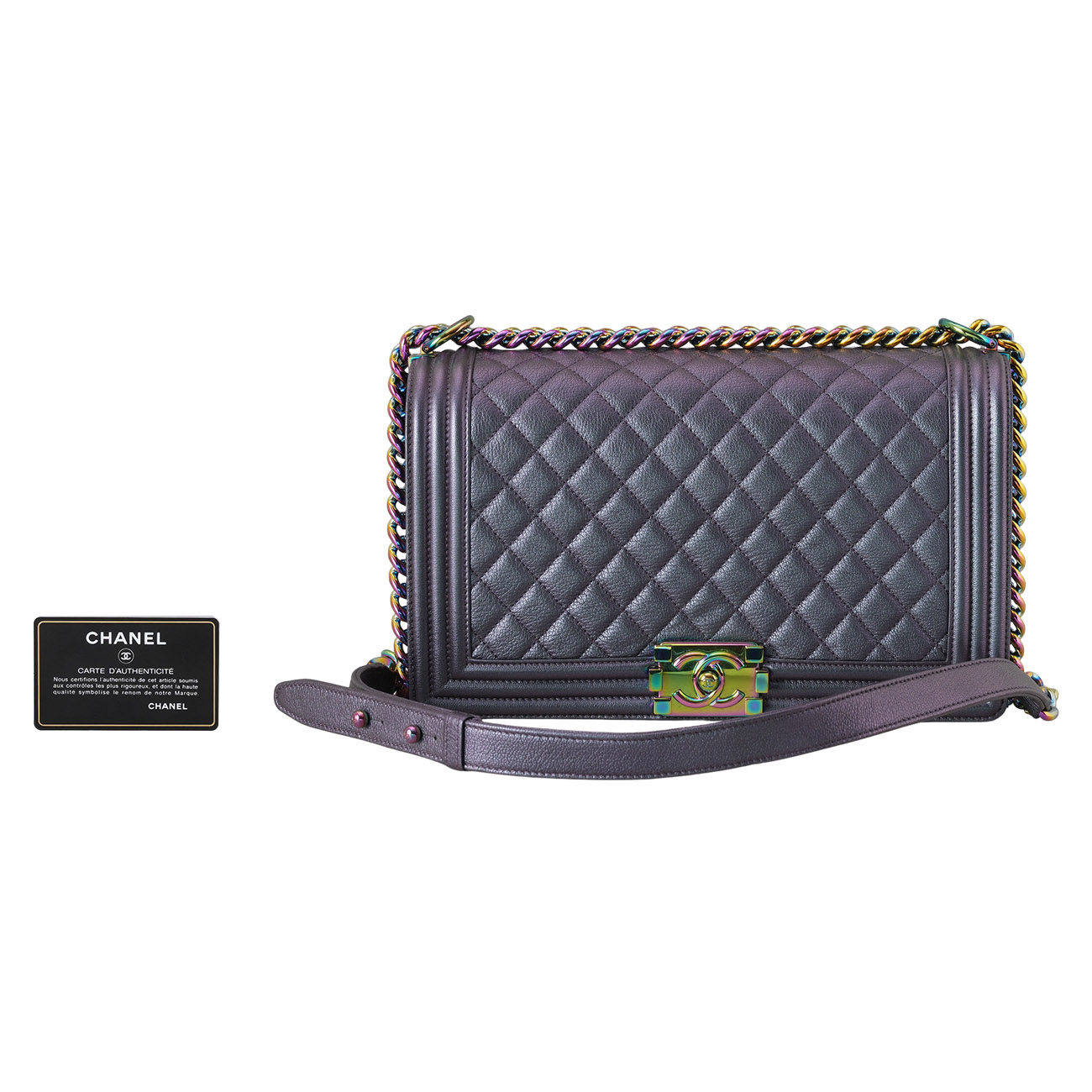 CHANEL(USED)샤넬 보이샤넬 뉴미듐 플랩백