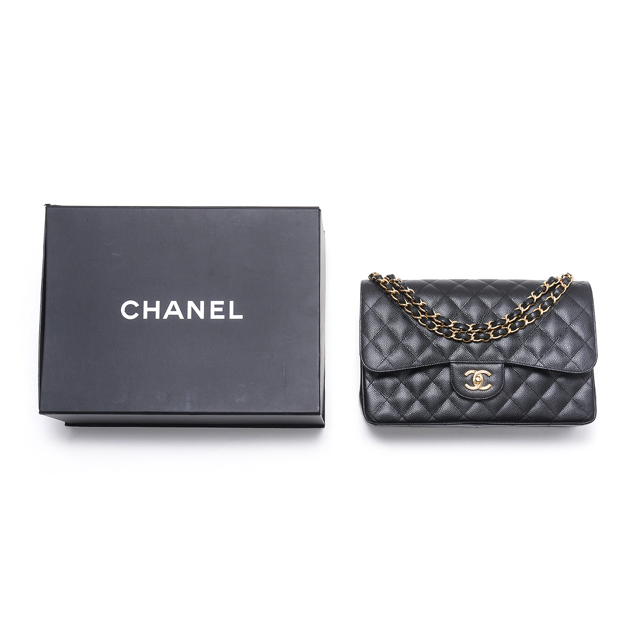 CHANEL(USED)샤넬 캐비어 클래식 라지 플랩백