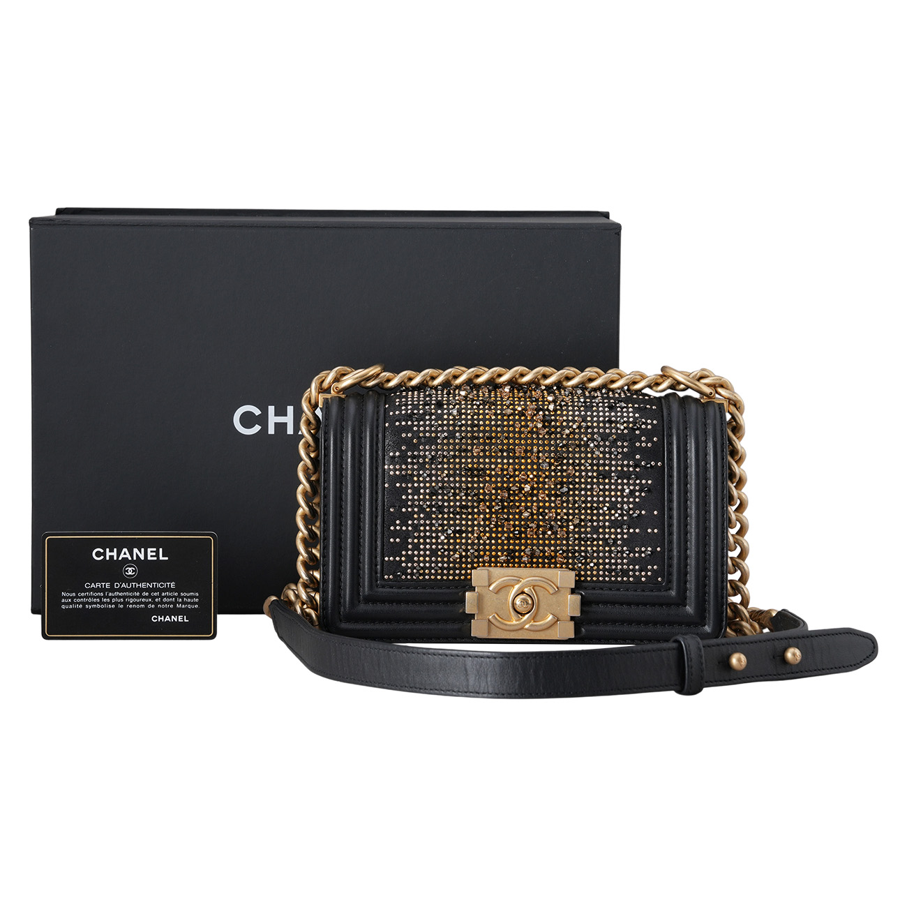 CHANEL(USED)샤넬 A67085 시즌 보이샤넬 미듐 플랩백