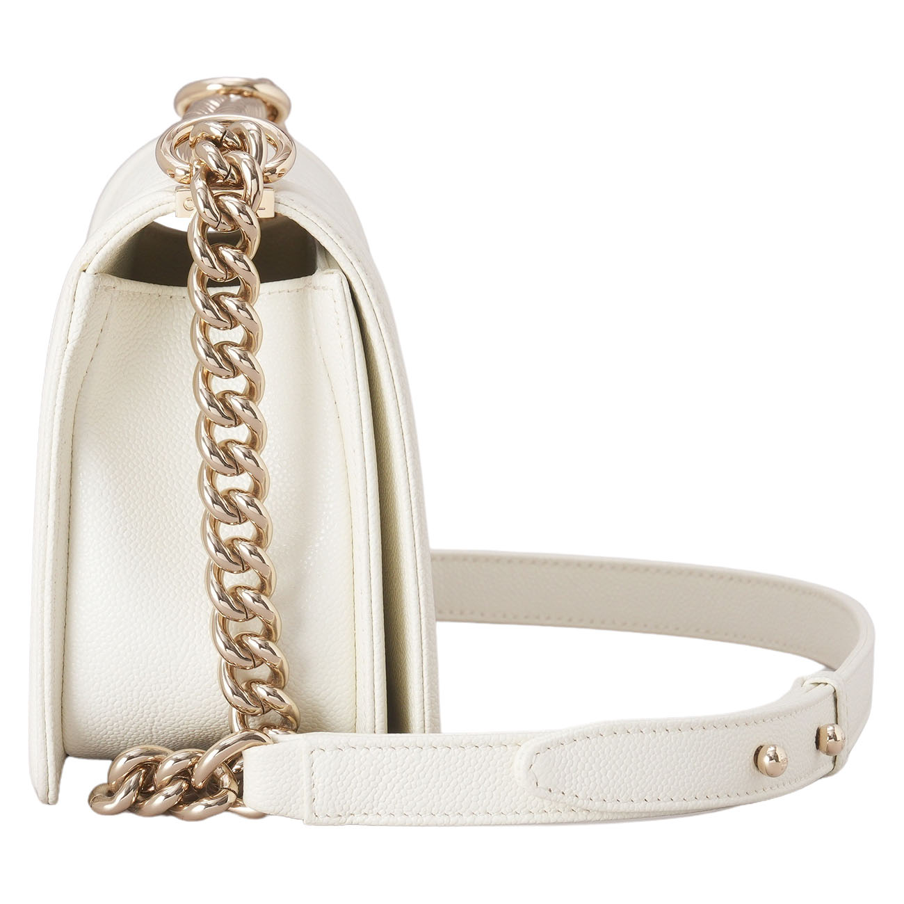 CHANEL(USED)샤넬 캐비어 보이샤넬 미듐