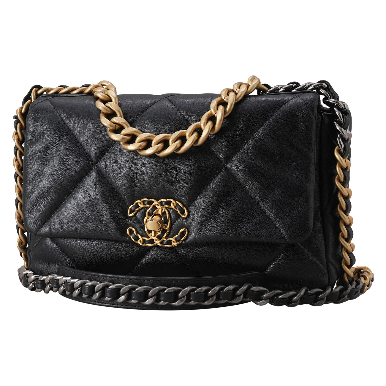 CHANEL(USED)샤넬 19백 미듐