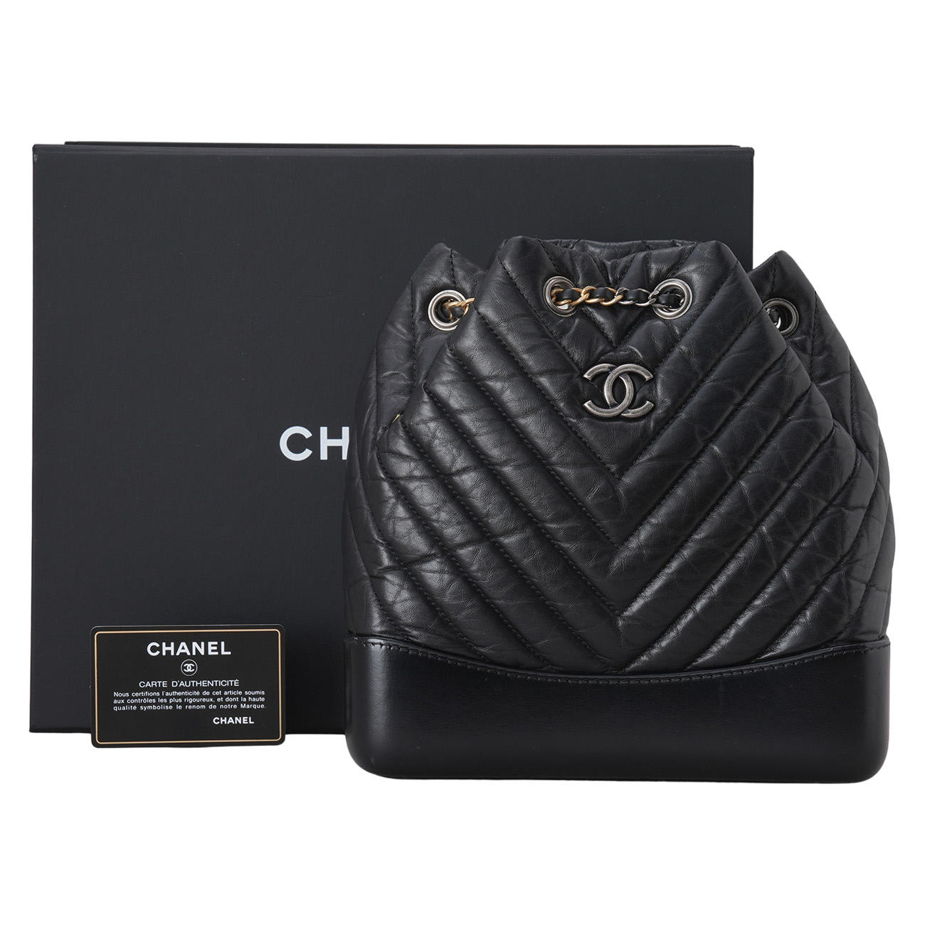 CHANEL(USED)샤넬 가브리엘 쉐브론 백팩