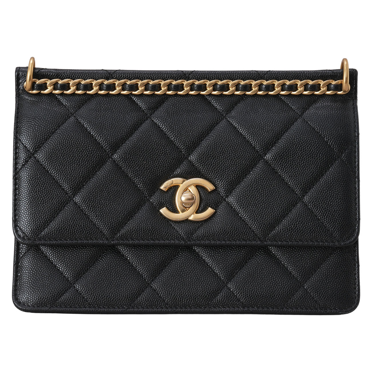CHANEL(USED)샤넬 AS4169 시즌 캐비어 스몰 플랩백
