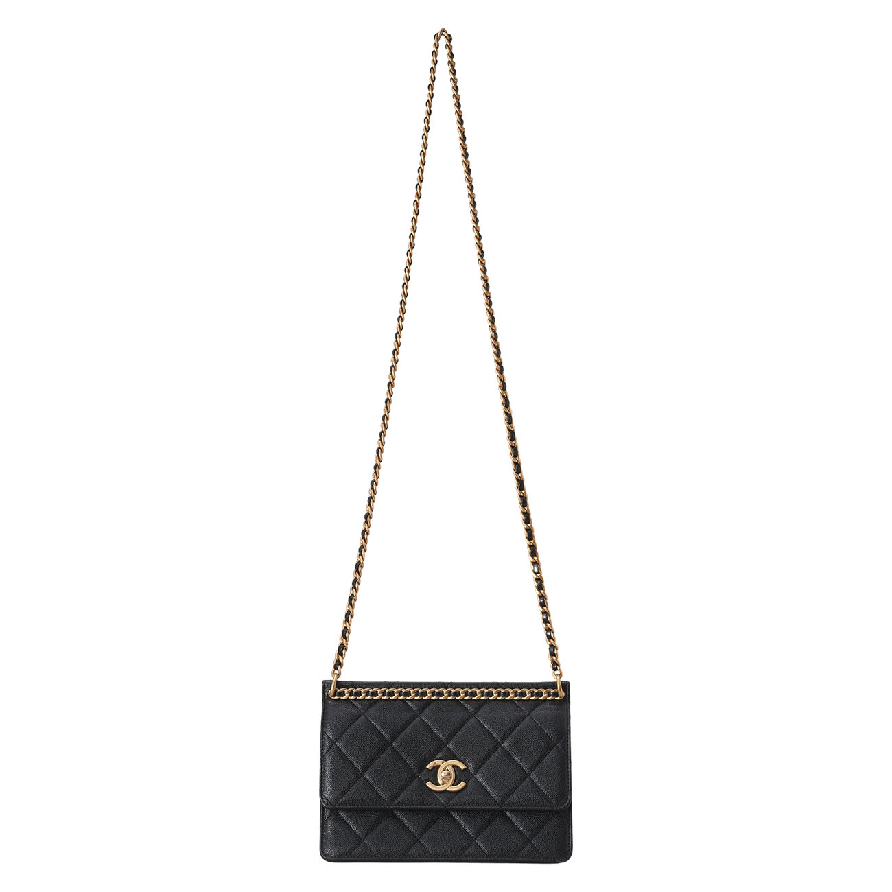 CHANEL(USED)샤넬 AS4169 시즌 캐비어 스몰 플랩백