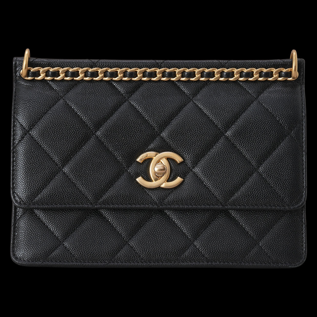 CHANEL(USED)샤넬 AS4169 시즌 캐비어 스몰 플랩백