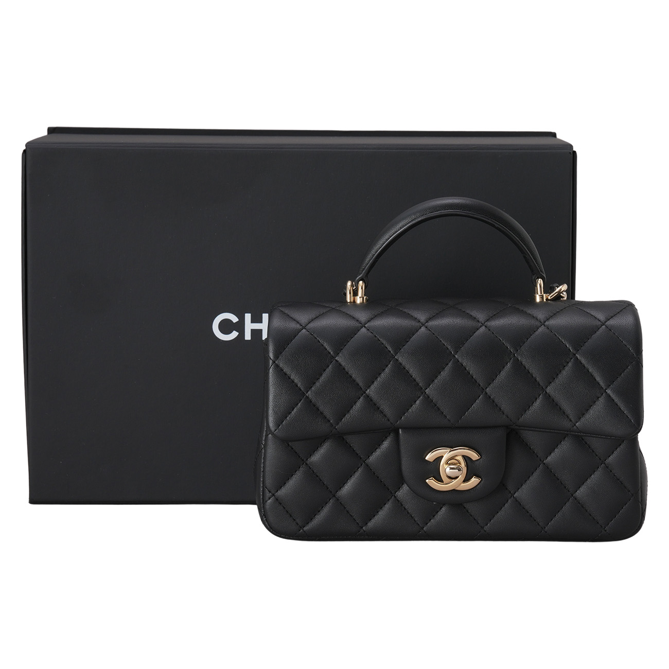 CHANEL(USED)샤넬 클래식 뉴미니 탑핸들 플랩백