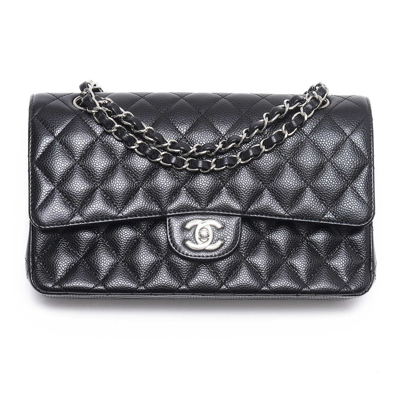 CHANEL(USED)샤넬 캐비어 클래식 미듐 플랩백
