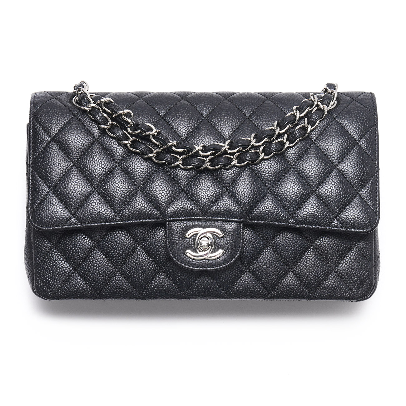 CHANEL(USED)샤넬 캐비어 클래식 미듐 플랩백