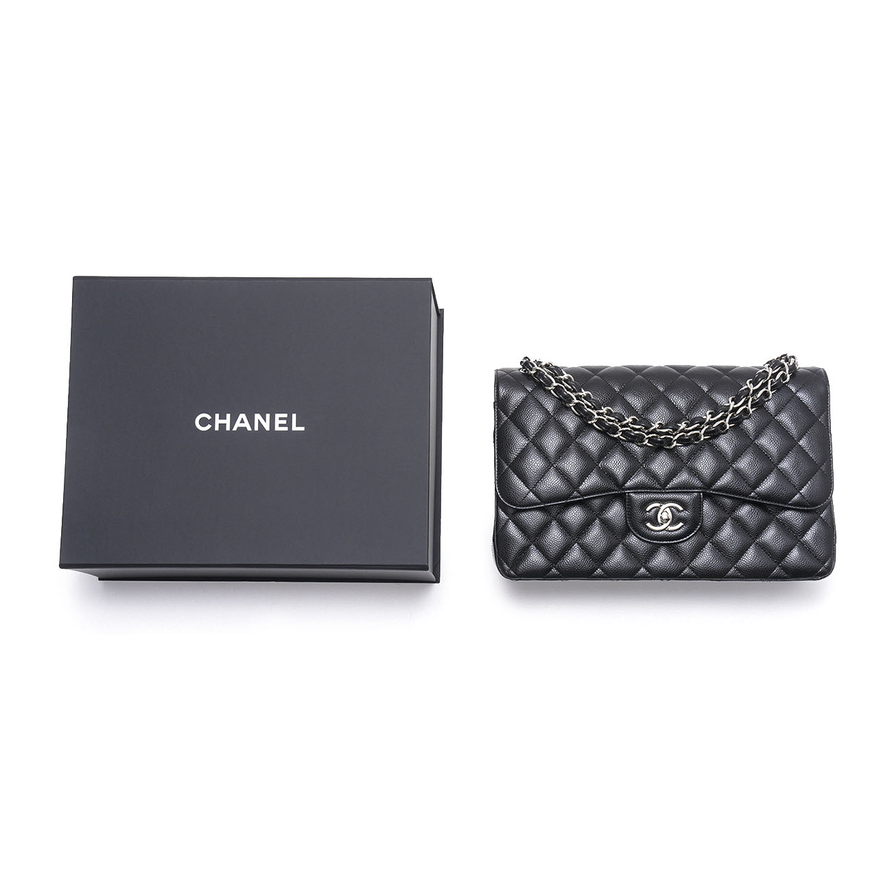 CHANEL(USED)샤넬 캐비어 클래식 라지 플랩백