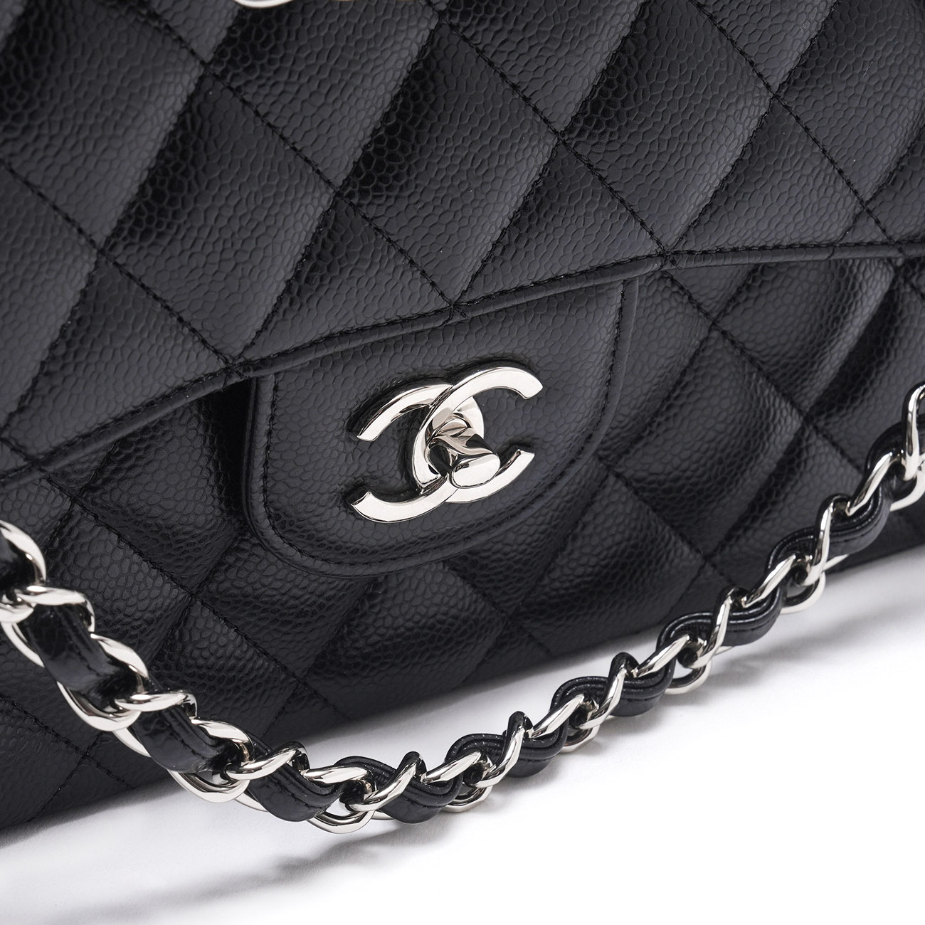 CHANEL(USED)샤넬 캐비어 클래식 라지 플랩백