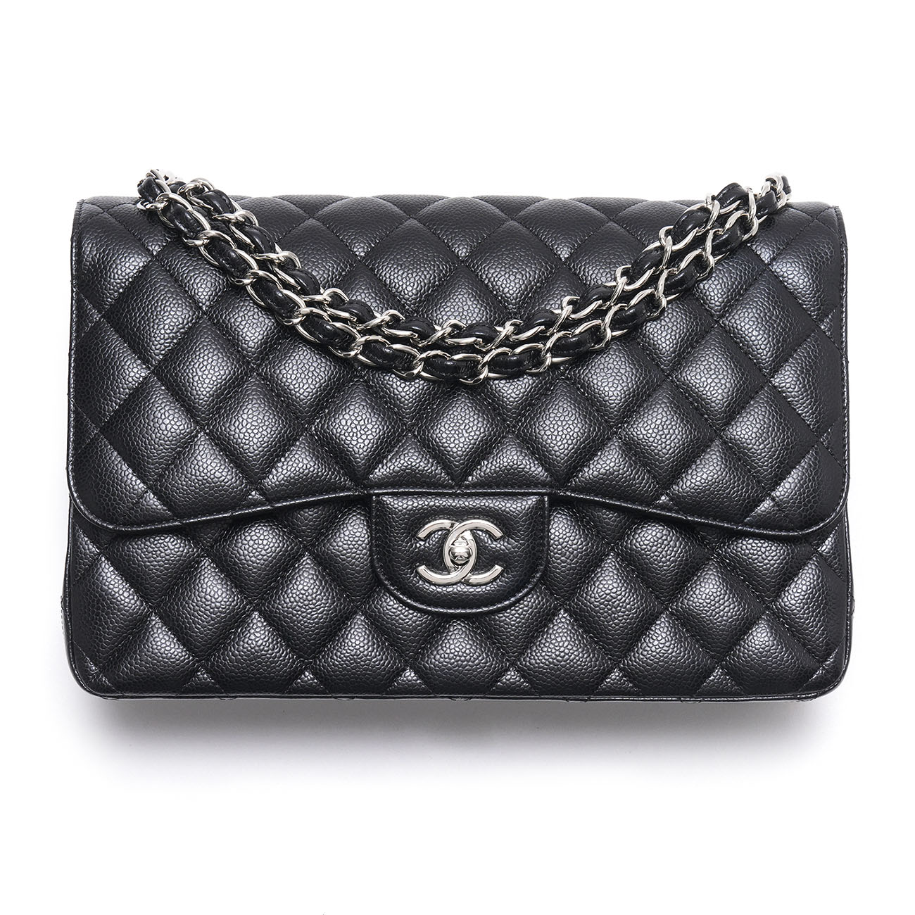 CHANEL(USED)샤넬 캐비어 클래식 라지 플랩백