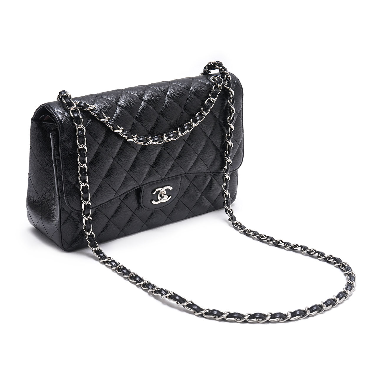 CHANEL(USED)샤넬 캐비어 클래식 라지 플랩백