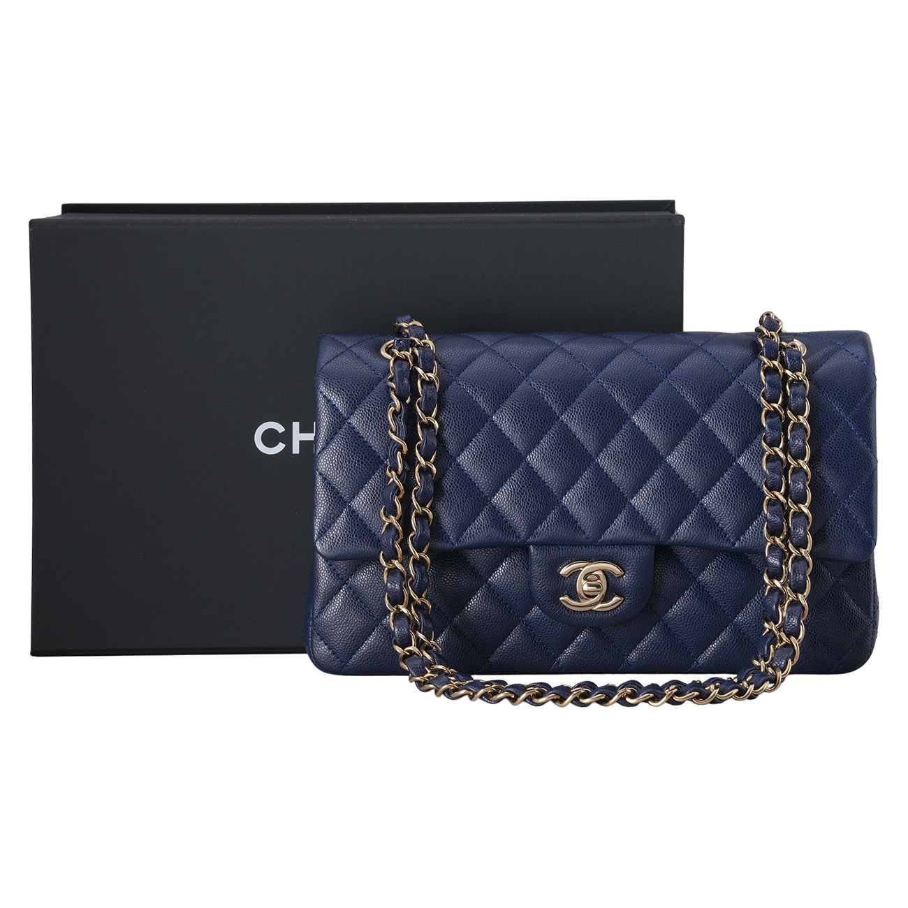 CHANEL(USED)샤넬 캐비어 클래식 미듐 플랩백