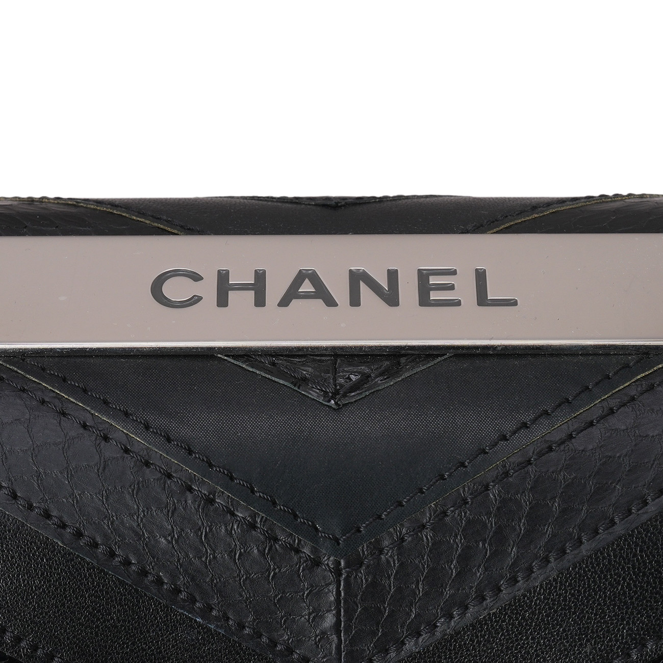 CHANEL(USED)샤넬 시즌 쉐브론 파이톤 트렌디 CC 스몰