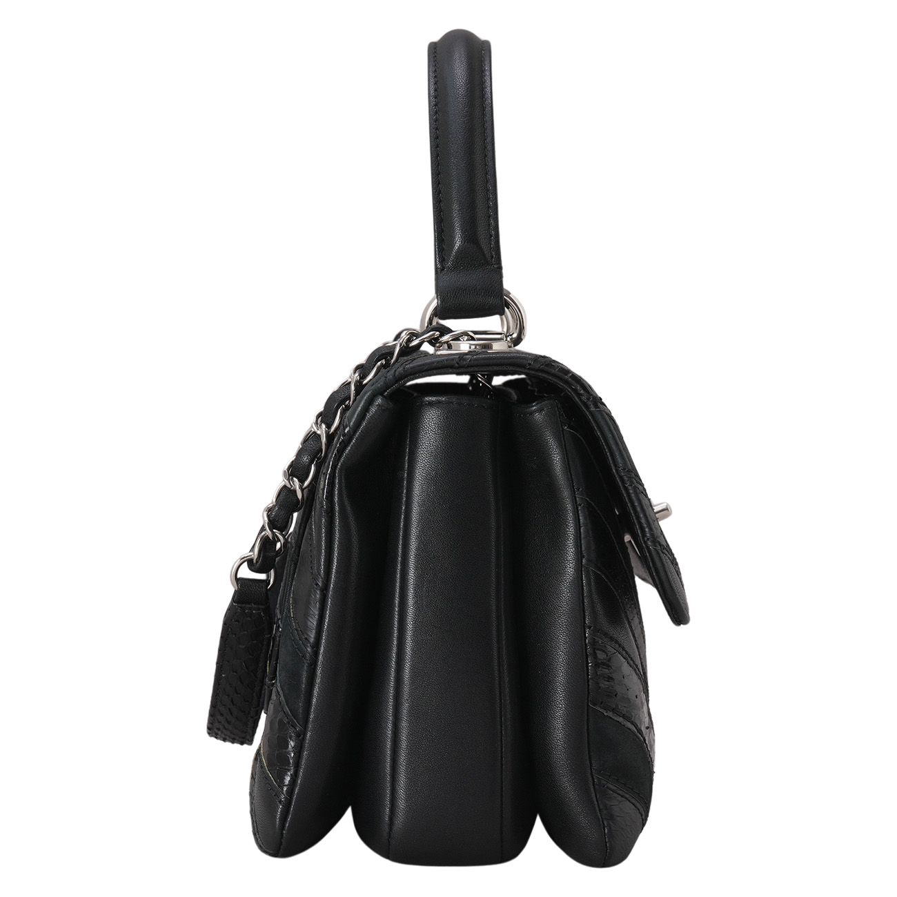 CHANEL(USED)샤넬 시즌 쉐브론 파이톤 트렌디 CC 스몰