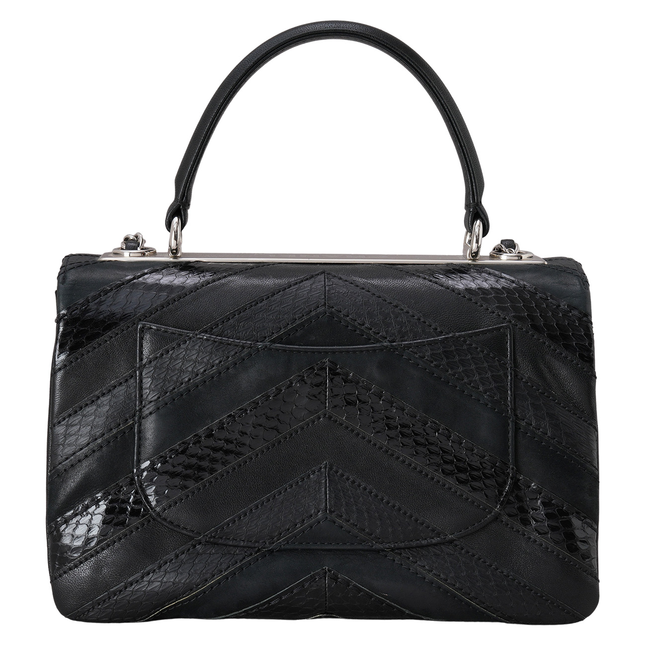 CHANEL(USED)샤넬 시즌 쉐브론 파이톤 트렌디 CC 스몰