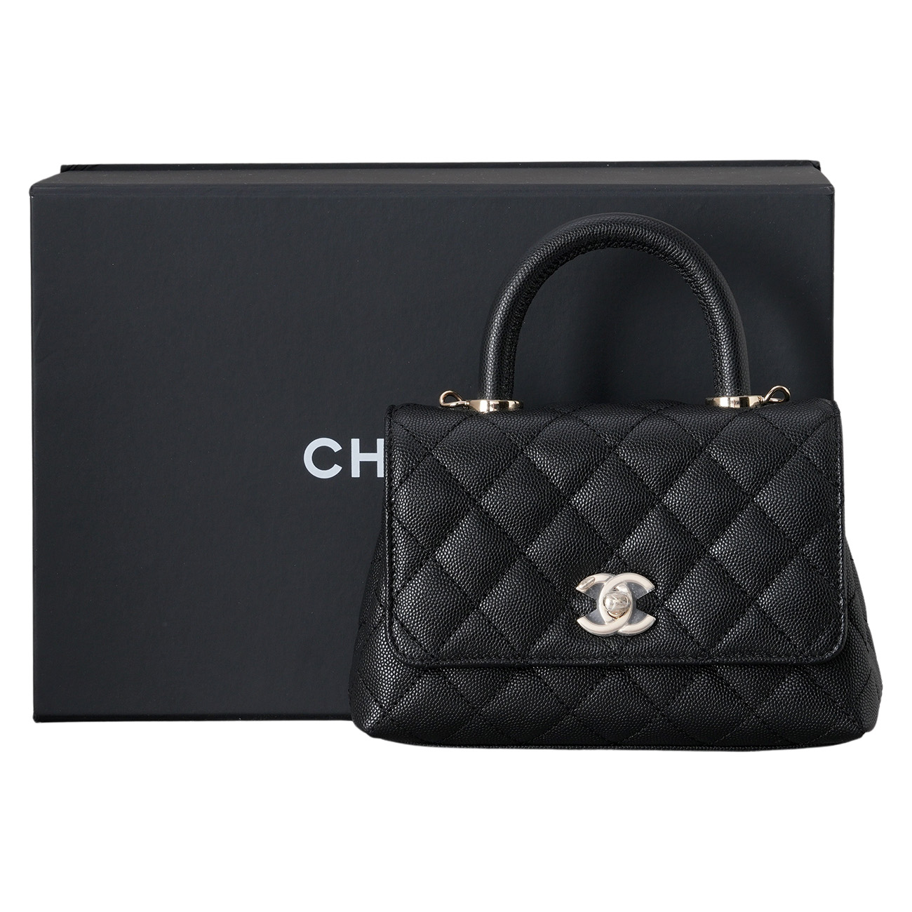 CHANEL(USED)샤넬 캐비어 코코핸들 미니