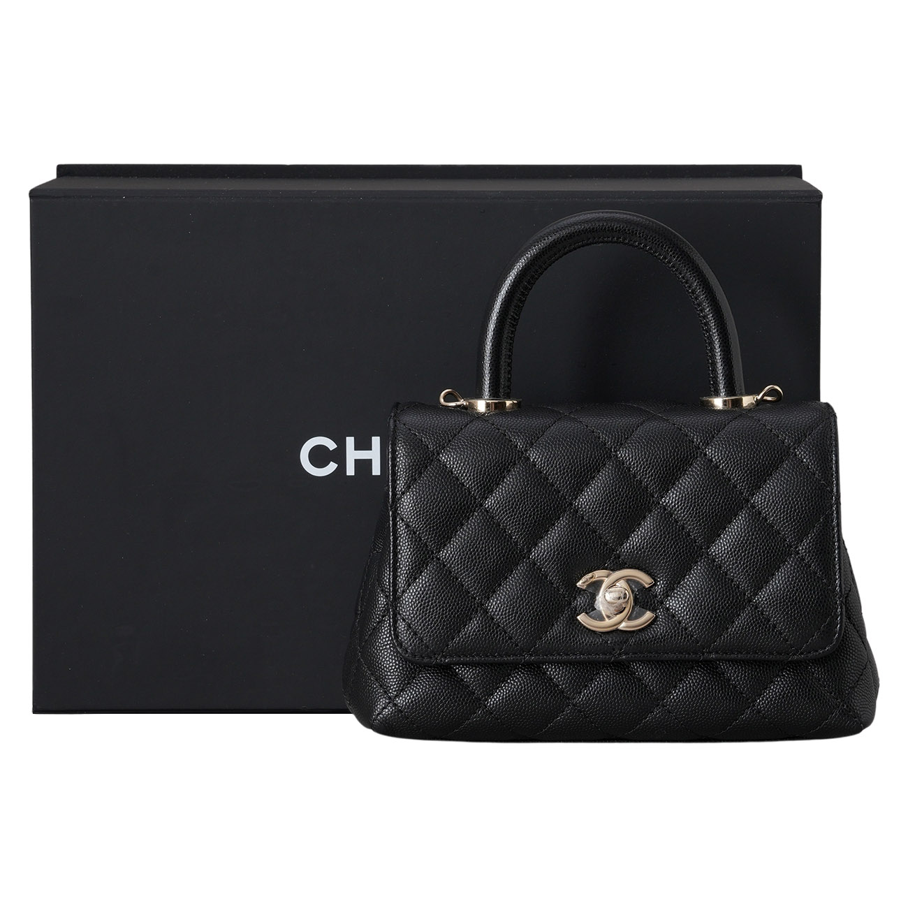 CHANEL(USED)샤넬 캐비어 코코핸들 미니