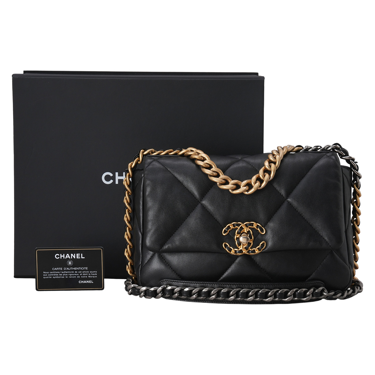 CHANEL(USED)샤넬 19백 미듐