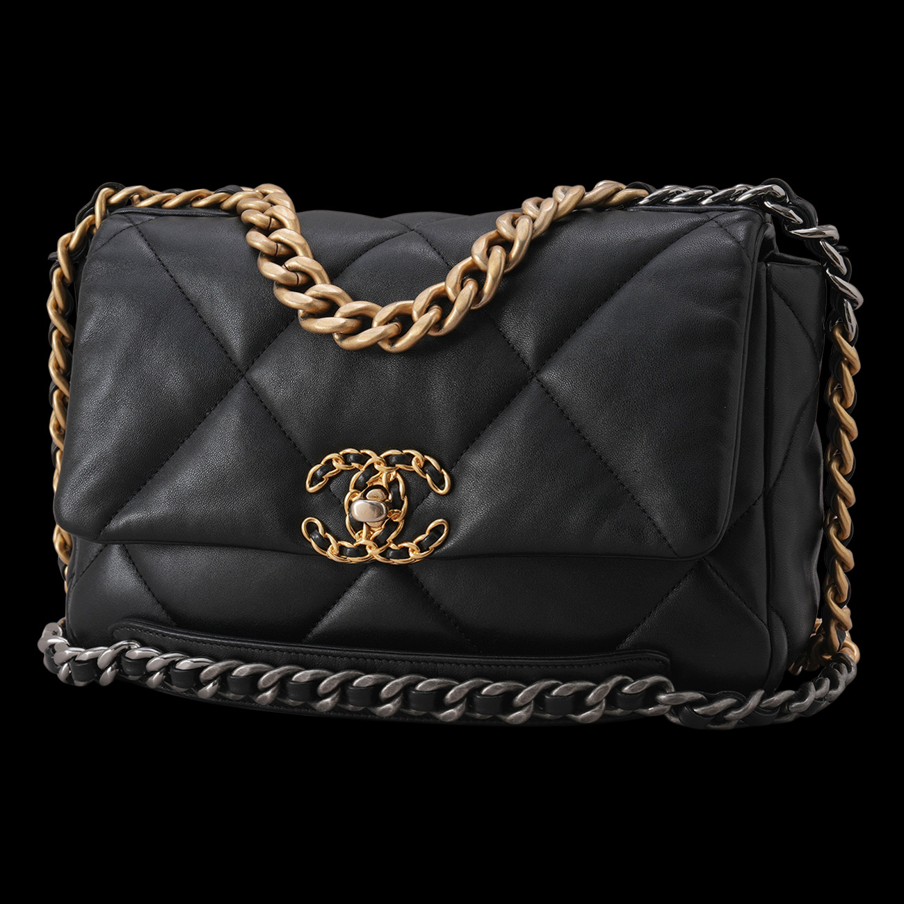 CHANEL(USED)샤넬 19백 미듐