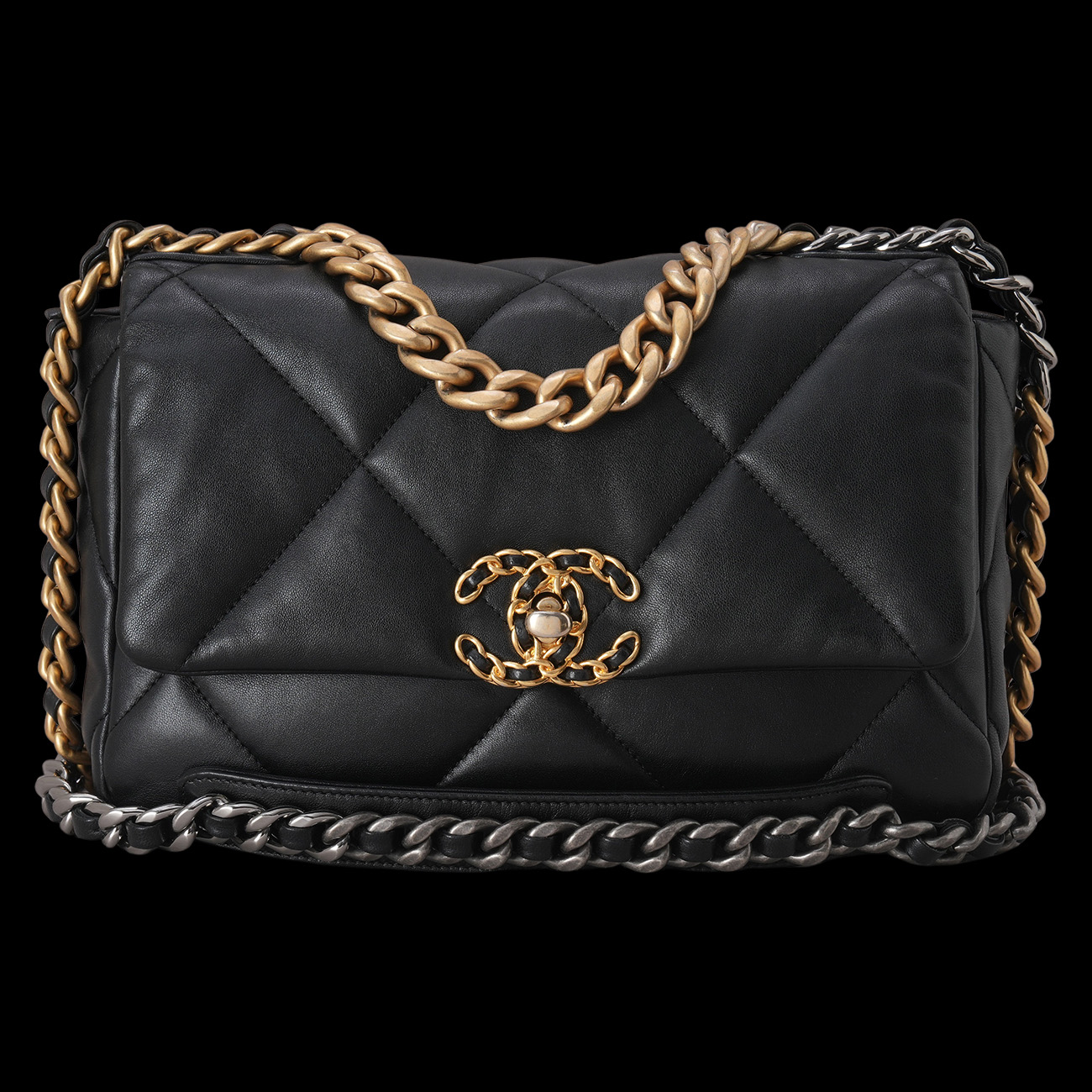 CHANEL(USED)샤넬 19백 미듐
